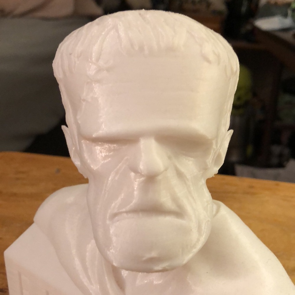 Frankenstein plastic collectible 7x7 inches